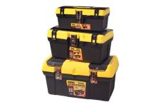 Комплект ящиков Mastertool 12.5" 16" 19" (3 шт.) желтые (79-2001)