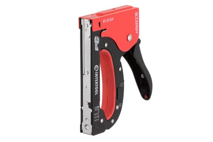 Степлер Intertool скоба 4-14 мм x гвоздь 14 мм x шпилька 14 мм Storm (RT-0104)