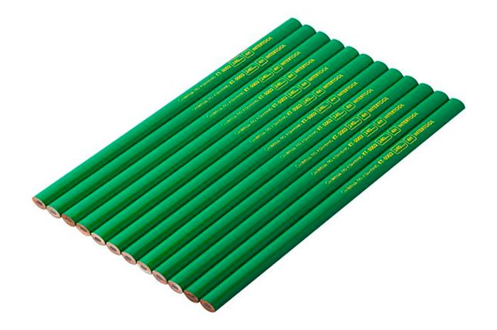 Карандаш Intertool по камню 240 мм (12 шт.) зеленый (KT-5002)