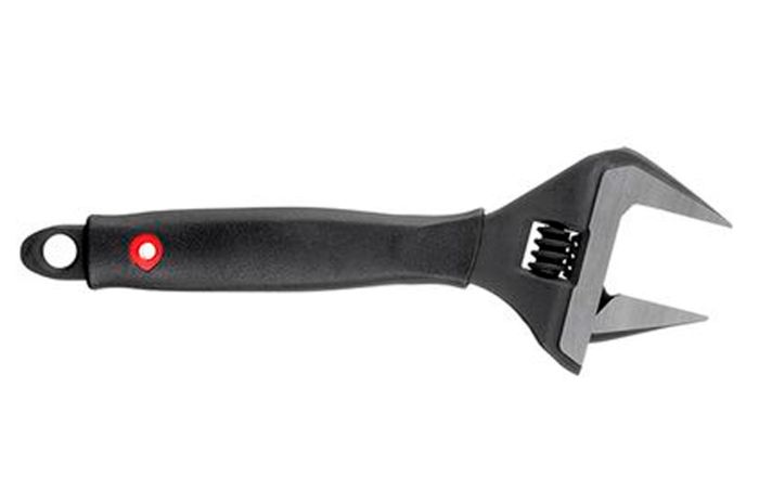 Ключ розвідний Intertool 200 мм (0-38 мм) розширений захоплення (XT-0045)
