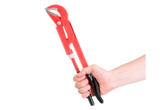 Ключ трубный Intertool рычажный 45° х 1.5" (XT-2115)