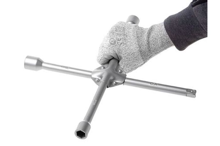 Ключ балонний хрестоподібний Intertool 17 х 19 х 21 х 1/2" (HT-1604)