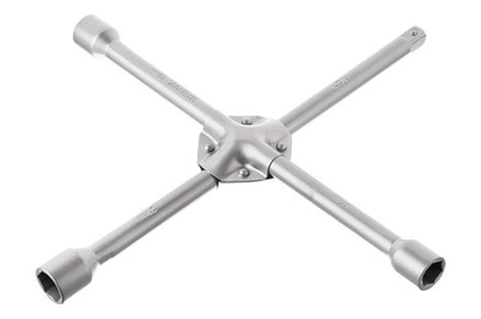 Ключ балонний хрестоподібний Intertool 17 х 19 х 21 х 1/2" (HT-1604)