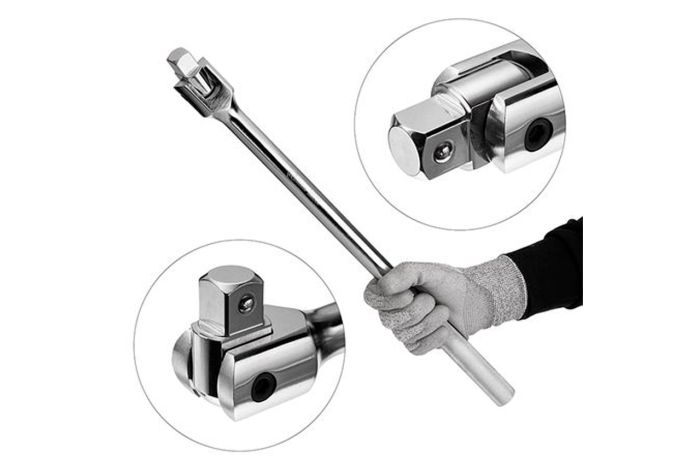 Вороток з карданом Intertool 3/4"  480 мм (ET-1037)