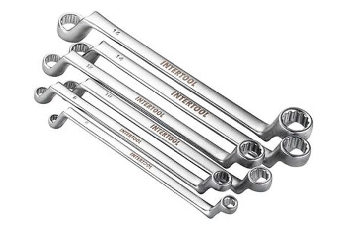 Набор накидных ключей Intertool 6 шт. (6-17 мм) Storm (HT-1101)