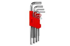Набір ключів шестигранних Intertool 1.5-10мм подовжені (9шт) (HT-0602)