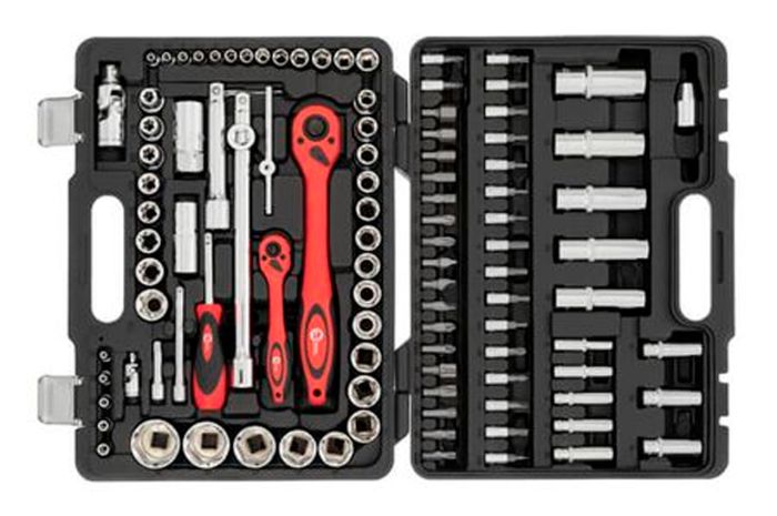 Набор инструмента Intertool 1/4" 1/2" 108 ед. PRO ET-6108 (ET-6108)