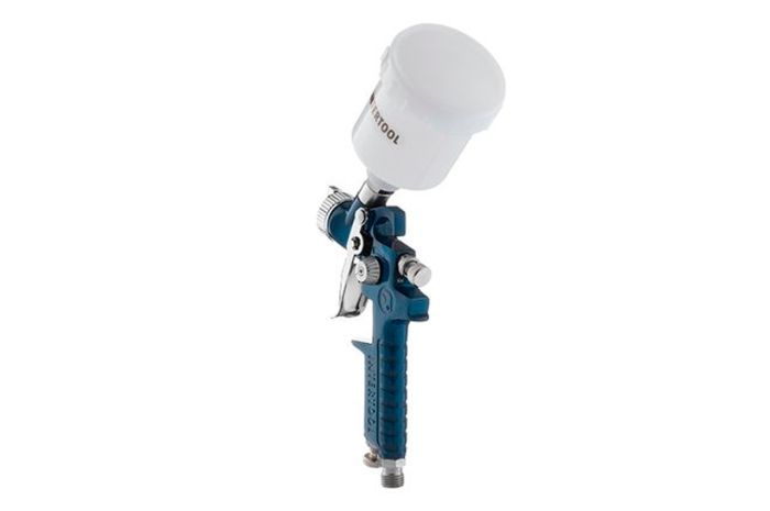 Пневмопистолет лакокрасочный HVLP Intertool верхний бак 125 мл x 0.8 мм (PT-0101)