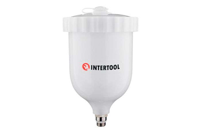 Бачок для пневмопістолети HP Intertool 600 мл зовнішня різьба М14 x 1.25 (PT-1902)