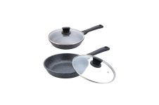 Сковорода антипригарна Maestro 200 мм з кришкою MR-1225-20 (MR-1225-20)