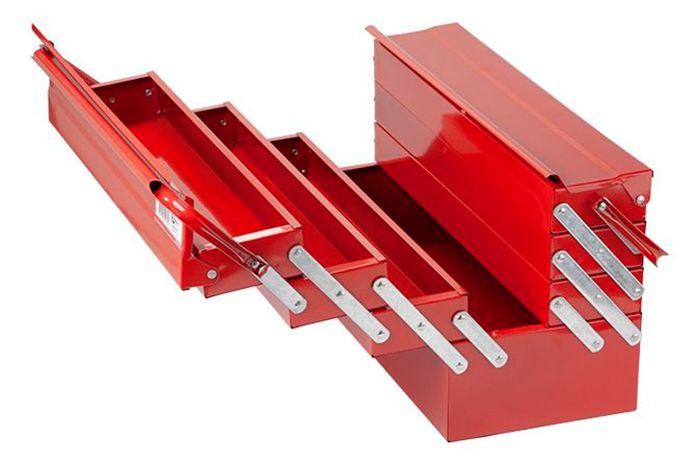 Ящик для инструмента Intertool 450 мм x 7 секций металлический HT-5047 (HT-5047)