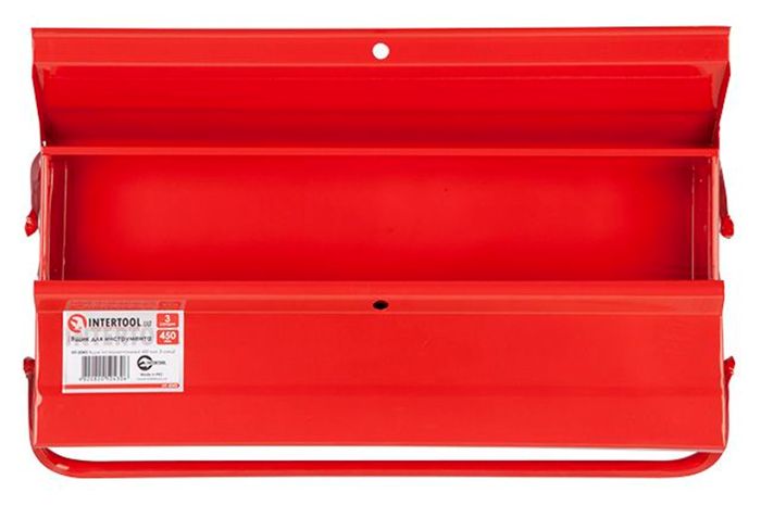 Ящик для інструменту Intertool 450 мм x 3 секції металевий HT-5043 (HT-5043)