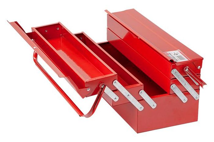 Ящик для инструмента Intertool 450 мм x 5 секций металлический HT-5045 (HT-5045)