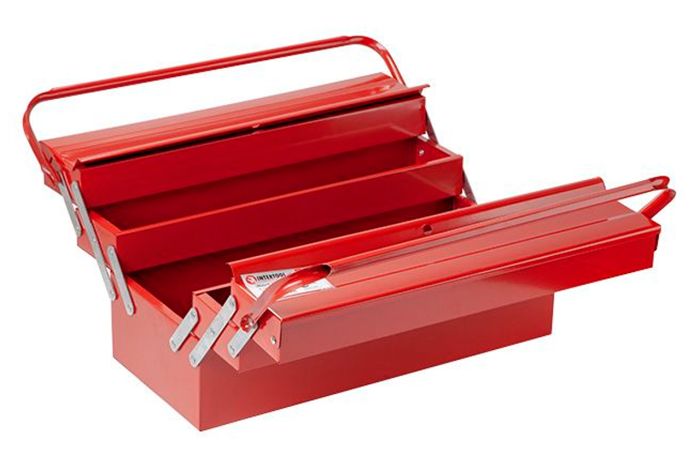 Ящик для инструмента Intertool 450 мм x 5 секций металлический HT-5045 (HT-5045)