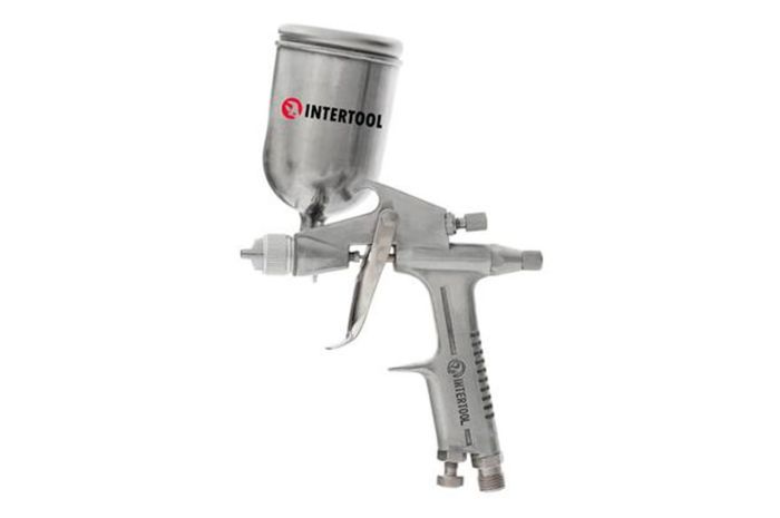 Пневмопистолет лакокрасочный HP Intertool верхний бак 200 мл x 0.5 мм (PT-0301)