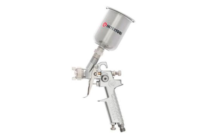 Пневмопистолет лакокрасочный HP Intertool верхний бак 125 мл x 0.5 мм (PT-0306)