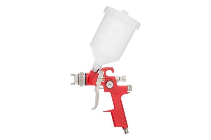 Пневмопистолет лакокрасочный HVLP Intertool верхний бак 600 мл x 1.4 мм PT-0104 (PT-0104)