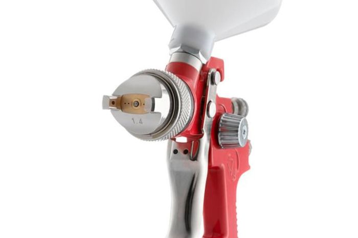 Пневмопистолет лакокрасочный HVLP Intertool верхний бак 600 мл x 1.4 мм PT-0104 (PT-0104)