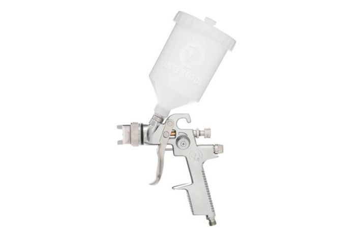 Пневмопистолет лакокрасочный HVLP Intertool верхний бак 600 мл x 1.4 мм PT-0103 (PT-0103)