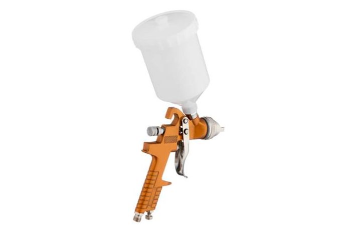 Краскопульт пневматический HVLP Intertool ⌀1.5мм x 600мл ВБ (PT-0110)