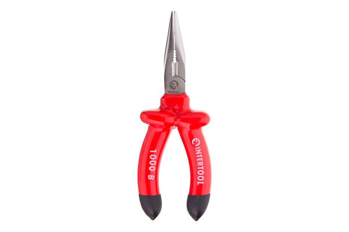 Щипцы удлиненные прямые Intertool 160 мм 1000В (NT-0326)