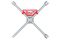 Ключ баллонный крестообразный Intertool 17 x 19 x 21 x 1/2" Pro (HT-1603)