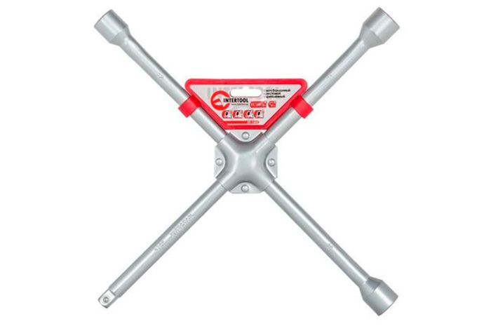 Ключ баллонный крестообразный Intertool 17 x 19 x 21 x 1/2" Pro (HT-1603)