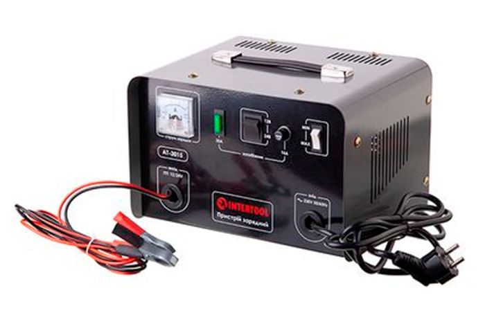 Зарядний пристрій Intertool 12 24В x 20А (AT-3015)
