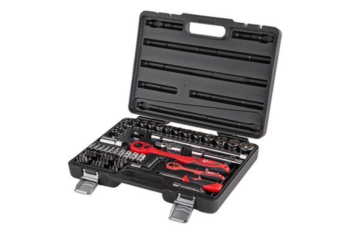 Набір інструменту Intertool 1/4"  1/2" 72 од. ET-6072 (ET-6072)