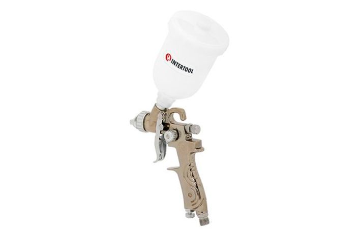 Краскопульт пневматический LVMP Intertool ⌀0.8мм x 250мл ВБ (PT-0129)