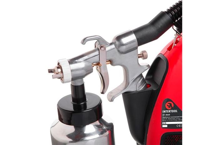 Краскопульт электрический HVLP Intertool 600Вт x 1000 мл (DT-5060)