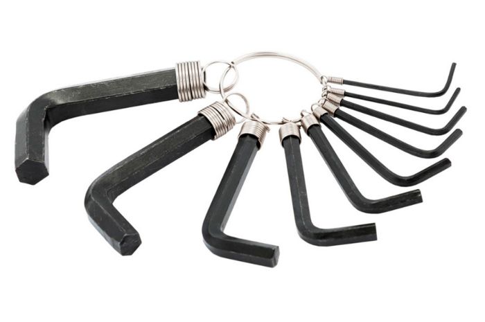 Набір шестигранних ключів Mastertool 10 шт. брелок (75-0954)