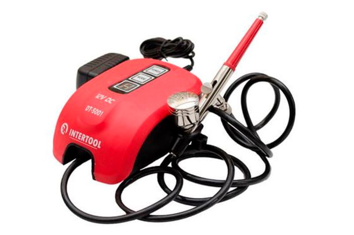 Електроаерограф Intertool 12 Вт (DT-5001)
