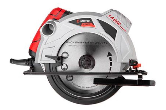 Пила циркулярна Intertool Storm 1800 Вт (WT-0621)