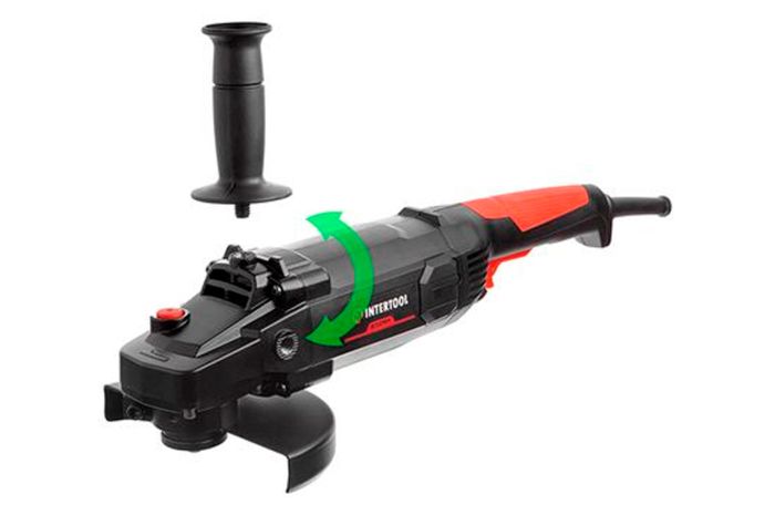 Угловая шлифмашина Intertool 1800 Вт x 180 мм (WT-0227)