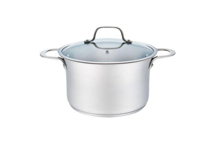 Кастрюля нержавеющая Maestro 180 мм x 1.75 л с крышкой (MR-3505-18)
