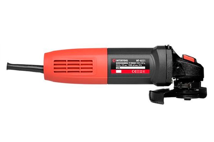 Кутова шліфувальна машина Intertool 850 Вт x 125 мм SemiPro (WT-0221)