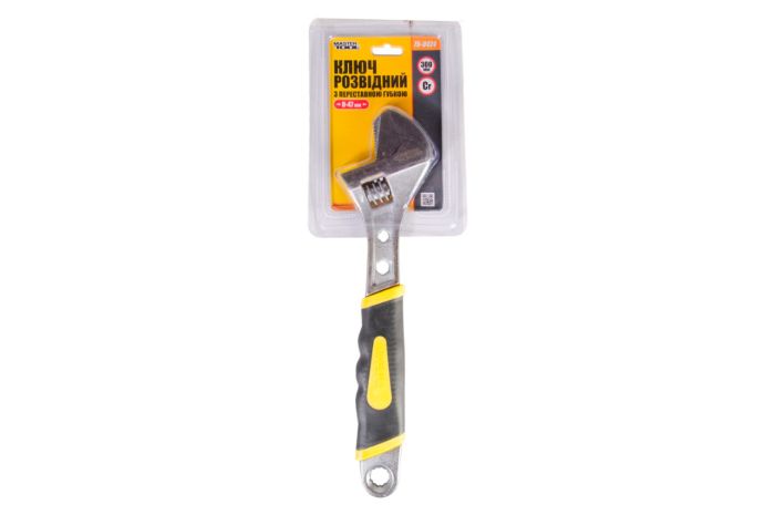Ключ розвідний Mastertool 300 мм (0-47 мм) переставна губка (76-0424)