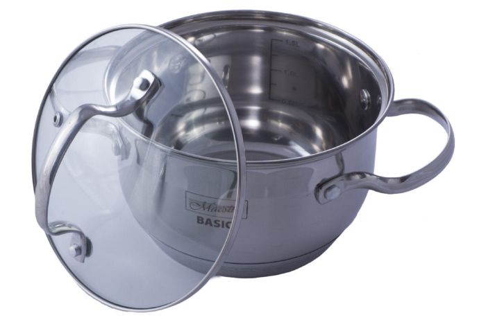 Кастрюля нержавеющая Maestro 160 мм x 2.1 л MR-3512-16 (MR-3512-16)