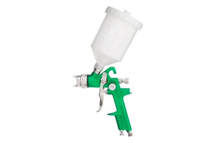 Краскопульт пневматический HVLP Intertool 600 мл x 1.3 мм верхний бак (PT-0117)