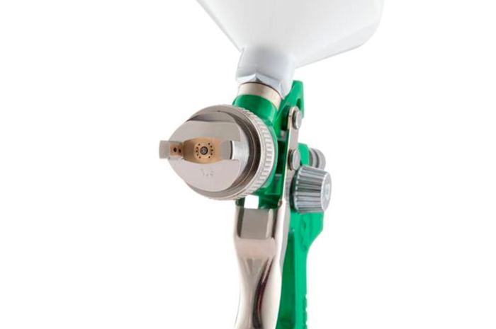 Краскопульт пневматический HVLP Intertool 600 мл x 1.3 мм верхний бак (PT-0117)