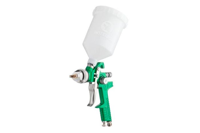 Краскопульт пневматичний HVLP Intertool 600 мл x 1.3 мм верхній бак (PT-0117)