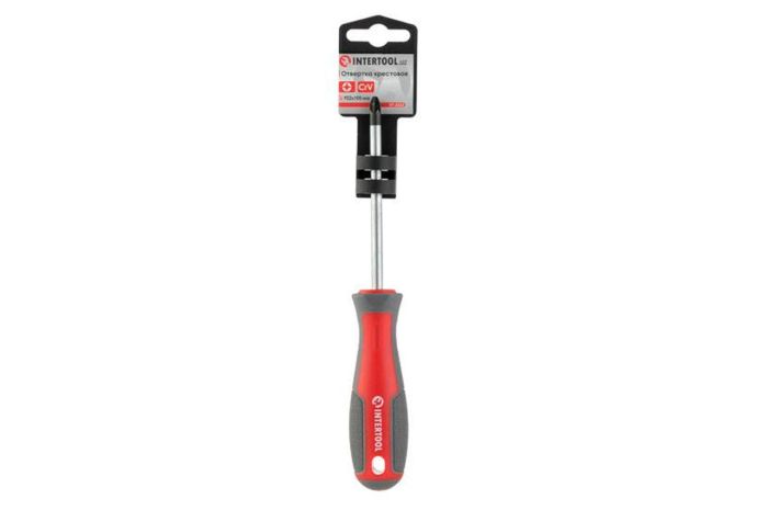 Отвертка Intertool PZ2 x 100 мм Pro (VT-3333)