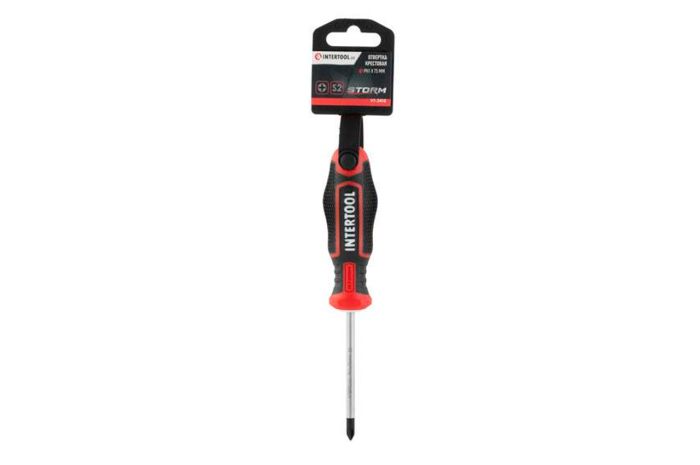 Отвертка Intertool PH1 x 75 мм Storm (VT-3415)