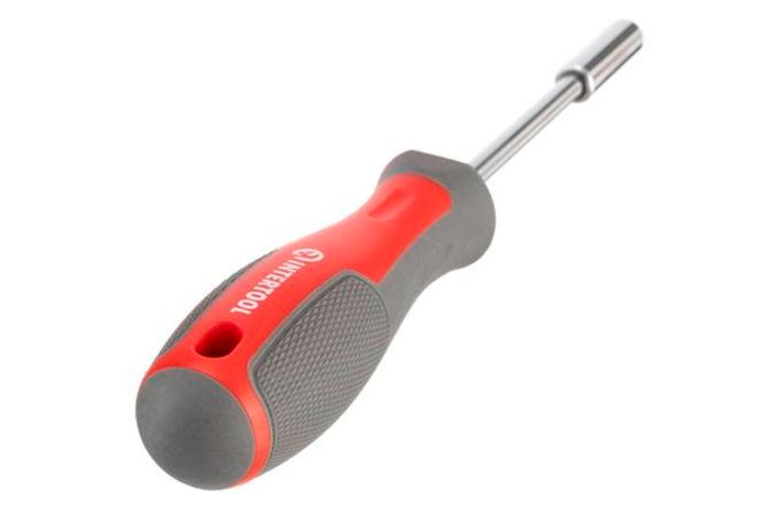 Отвертка Intertool 1/4" x 100 мм с магнитным держателем Pro (VT-3300)
