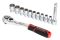 Набор инструмента на планке Intertool 1/2" x 12 ед. Storm (ET-8014)