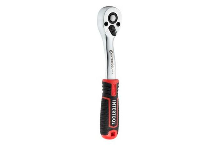 Набор инструмента на планке Intertool 1/4" x 28 ед. Storm (ET-8018)