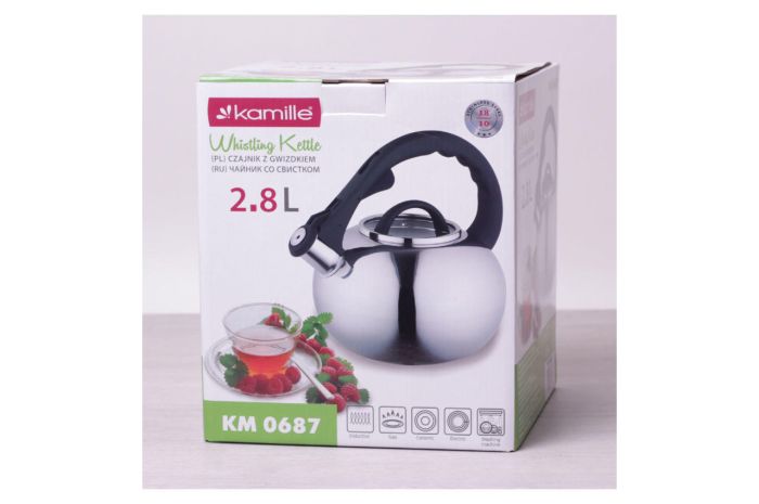 Чайник нержавеющий Kamille 2.8 л 0687 (0687)