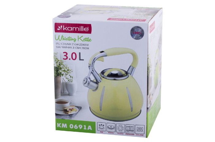 Чайник нержавеющий Kamille 3 л 0691A (0691A)