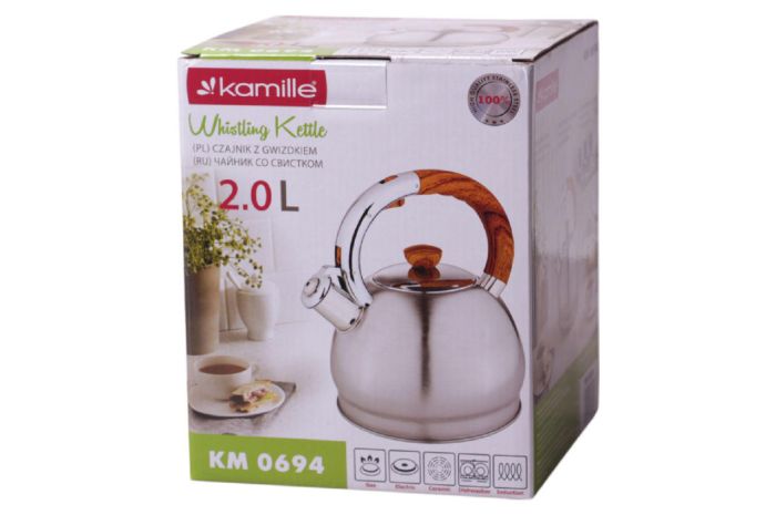 Чайник нержавеющий Kamille 2 л 0694N (0694N)